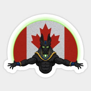 Anubis Canada Sticker